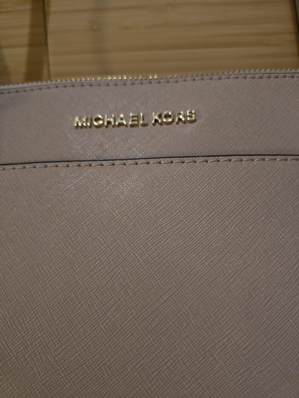 Michael Kors Blush Pink Ciara Large East West Leather Tote - Picture 3 of 8